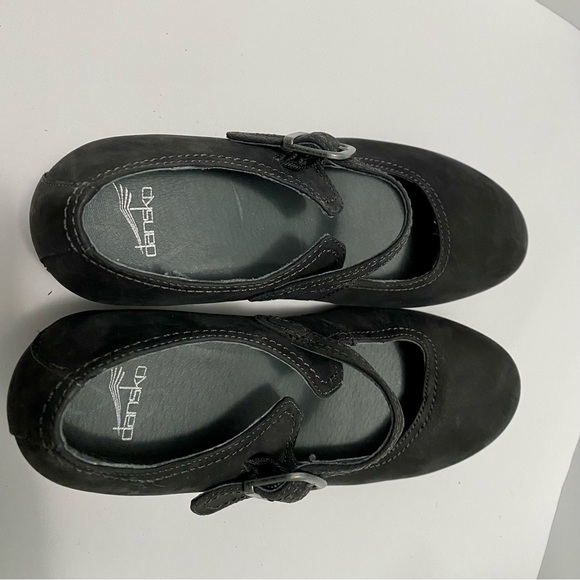 Dansko black nubuck Sandra Mary Jane shoes size 9.5 (40) - Picture 6 of 6